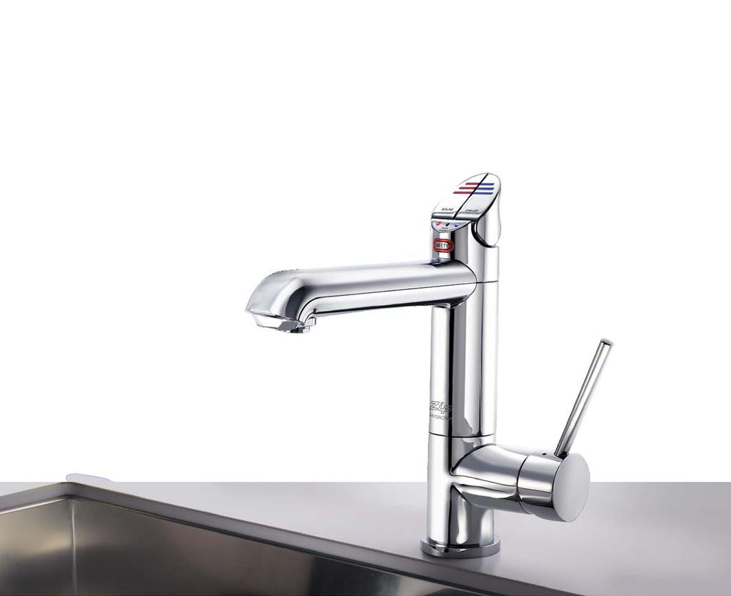 When tested at 150, 250 & 350 kpa in accordance with Standards AS/NZS 6400 Home Zip HydroTap All-In-One Boiling Chilled Filtered Instantly Hot + Cold Zip HydroTap All-in-One will change the way your
