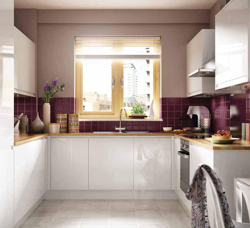 Manufacturer 10 years on abinets* 5 years on Doors** Madison White The ultimate minimalist kitchen