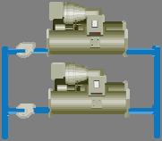 To base load a chiller in real life usually requires that it be piped in a preferential position on the system.