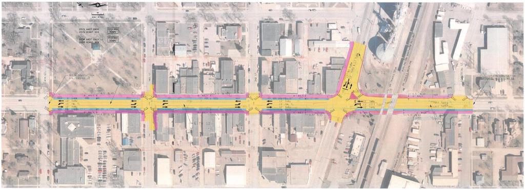 MnDOT Approved Layout for Municipal Consent Key Objectives: Commit to roadway geometry to accommodate design speed and design vehicles Progress Layout