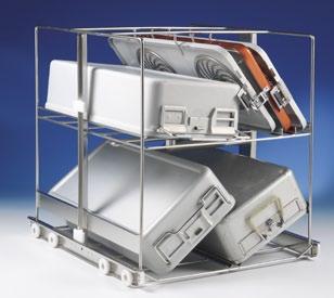 2. OP- and CONTAINER-WASH CARTs CONTAINER CARTS Getinge s container cart is designed for optimum cleaning and drying of containers and lids.