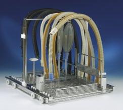 499208400 page 18, to be ordered separately). The cart also offers the possibility to add 2 cassettes for hoses with a maximum length of 1500 mm and a total capacity of maximum 12 hoses.