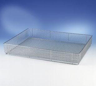 7. Trays, baskets and other accessories for wash carts Instrument tray, SPRI/ISO These instrument trays are suitable for instrument sets and smaller parts. Mesh size: 6.5 mm Description Art.
