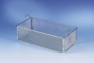 7. Trays, baskets and other accessories for wash carts Basket This basket is fine meshed and is equipped with a lid.