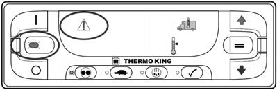 Operation Key will glow, the Alarm Icon will glow and the box temperature and setpoint displays will disappear as shown in Figure 38.