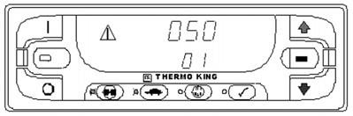 Operation Figure 48: ON and PRE TRIP TEST Keys The Alarm Display will appear as shown in Figure 49. Unit Alarm Codes: Unit alarms affect the operation of the entire unit.