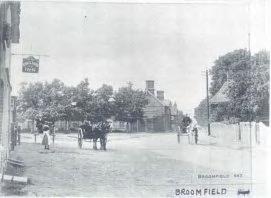 In the twentieth century the expansion of Chelmsford has largely consumed Broomfield through ribbon development along Main Road, both north and south of Church Green.