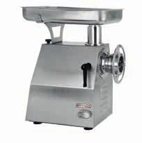 Dito Sama Product Catalogue 61 End Users: Restaurants / hotels / small catering facilities / retail / supermarkets DMM12UHX: Meat mincer with 1/2 Unger stainless steel mincing unit, output diameter