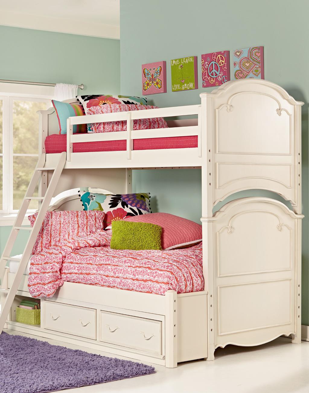 Bunk Bed, Twin over Full 3850-8140K 71w x 82d x 79h