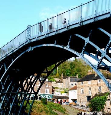 ..12 Shrewsbury And then there s Ironbridge once the blazing heart and birthplace of the Industrial Revolution but now a tranquil monument to man s inventive artistry.
