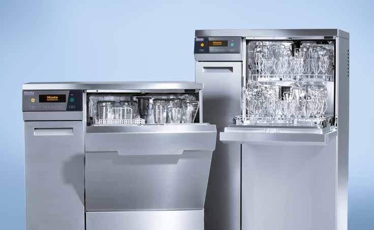 Lab washers PG 8535 and PG 8536 Programmes, cycle times, consumption PG 8535 with steam condenser Cleaning Drying Cycle time CW HW AD Energy Cycle time* Energy [mins.] [l] [l] [l] [kwh] [mins.