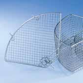 : 05618390 H 132 (152), W 200, D 320 mm A 13 lid As replacement for E103, E104, E105 and E139 inserts Stainless steel 1 mm wire mesh 8
