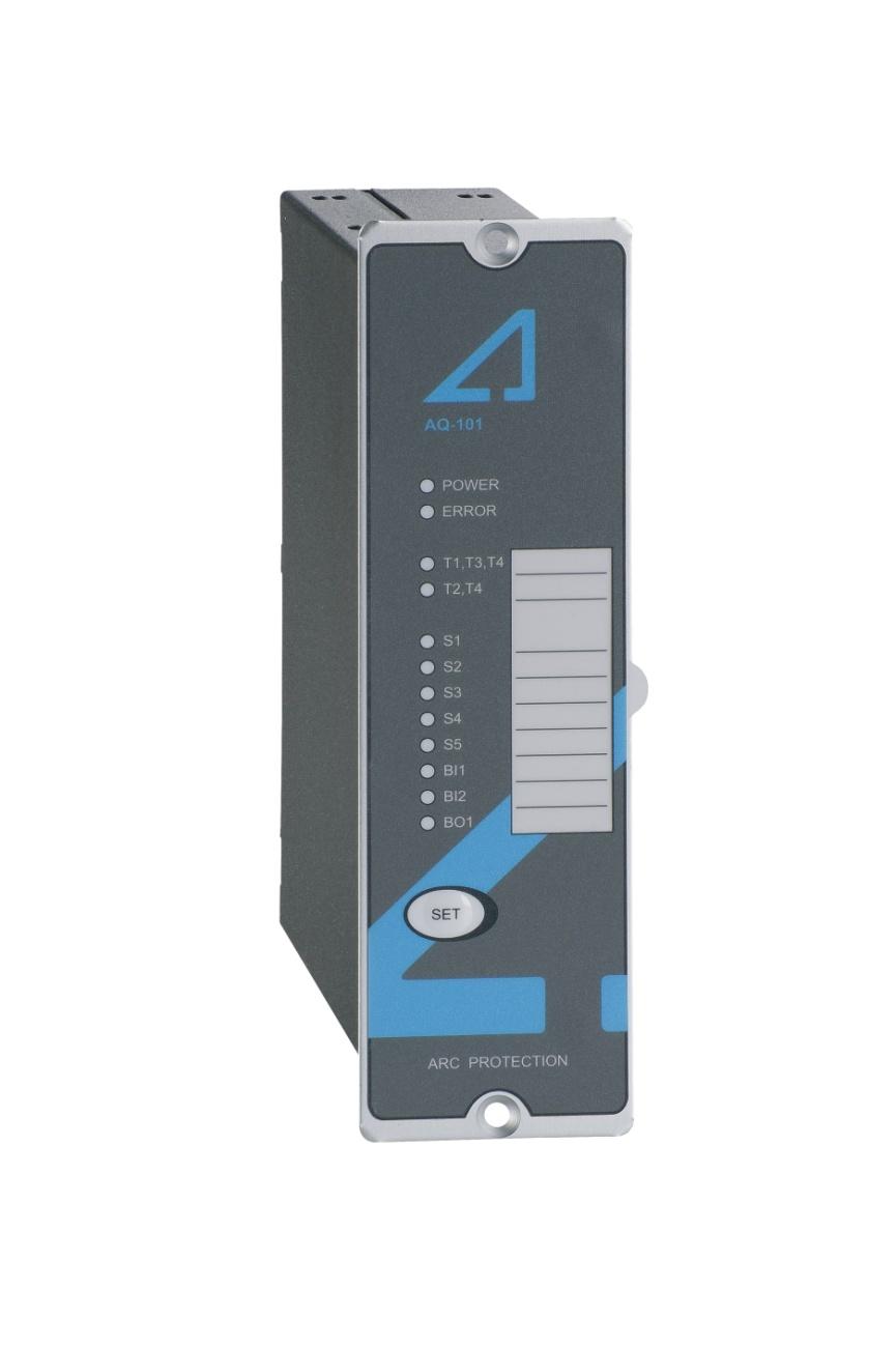 AQ 102 Fiber Sensor Unit (available Q2/2011) LED indication: - Power LED - Error LED (full self-supervision) - Sensor activation - Trip indication - Binary