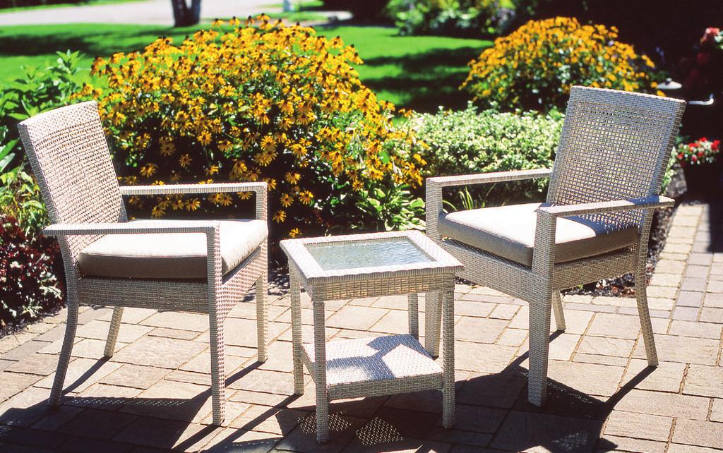 Iris Bistro Collection EN512119 Put a modern twist on any space with this iris bistro set. When it comes to seating, comfort is essential no matter the location.