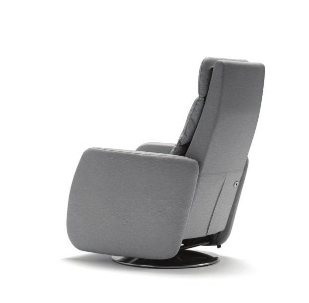 arc < 360 swivel action with auto-lock < extended horizontal recline to Trendelenburg position < swivel, rise, recline, footrest operate independently < easy