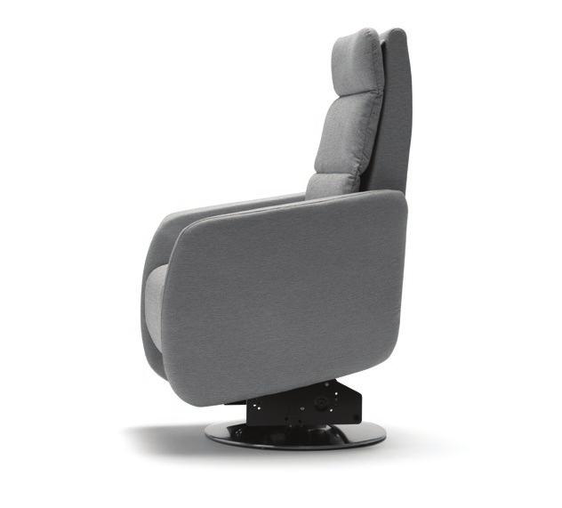cleaning or updating < our unique swift-fit easy chair assembly and disassembly < clean-lined zipped back cover with easy access to motor < USB port in brushed