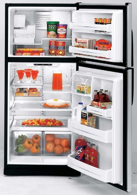 Top-Freezer Refrigerators GTL18JCP GE 17.9 cu. ft.