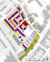 1 // Retail-led option 2 // Leisure-led option 3 // Retail & leisure option 4 // Residential option A comprehensive approach to the site which could deliver significant new retail development