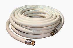 hot water Use potable water supply hose when