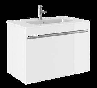 1TH BASIN & PEDESTAL PACK WHITE One tap hole basin with full pedestal Code: