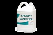 SANDPIT SANITISER A sodium hypochlorite solution designed for the hygiene maintenance of sandpits.