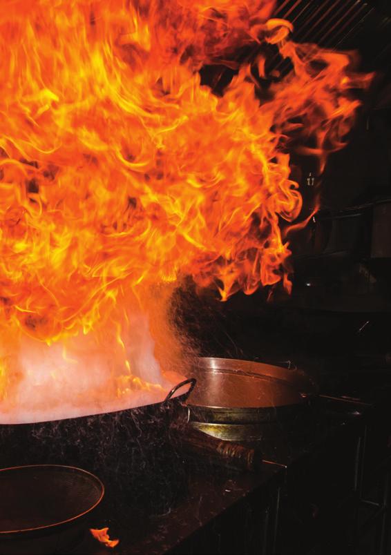 How to prevent a fire in your kitchen Don t let children near the stove or oven while you are cooking. When cooking with pots and pans, turn the handles inwards.