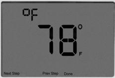 The setpoint temperature cannot be lowered below this value. Select F for Fahrenheit temperature read out or select for elsius read out ou can select either a 1 or 4 hour clock setting.