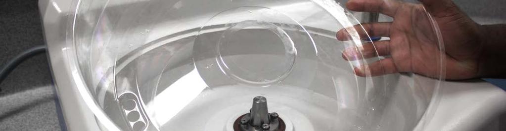Quick Clean Bowl Liner With the platen removed, simply rinse or