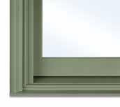 Casing profiles are consistent around a window or door, except for the Potter casing profile, which has a taller head. Custom casings and subsills are also available.
