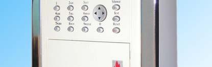 Fire alarm and Fault alarm LEDs are provided to indicate the status of the monitored devices and the communication between the repeater and the Main Control Unit.