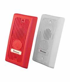 HSSPKCLP SERIES CEILING OR WALL MOUNT SPEAKER/STROBE Nominal Voltage 24 VDC Tamperproof Field Selectable candela options of 15, 30, 75, 95 & 110 Synchronize HSSPKCLP Series by using Hochiki