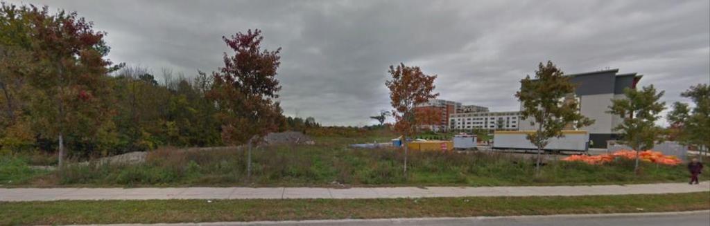 Streetview of Area A from Maritime Way Area B: The parcel directly adjacent to the east is currently vacant.