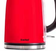 4. Make sure the lid is closed by pushing down until it locks into place. NOTE: The 360 base allows the kettle to rotate but DO NOT perform this action while the kettle is ON. 5.