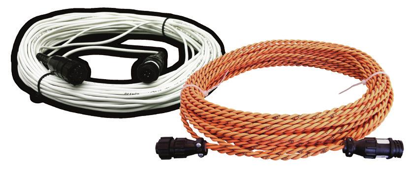 N cables are only compatible with systems using water detection cables. All cables are highly flexible, durable, and kink-resistant. They lie flat after installation, and are abrasion resistant.