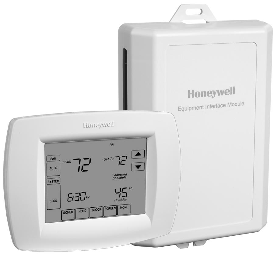VisionPRO IAQ Total Home Comfort System PRODUCT DATA FEATURES APPLICATION The VisionPRO IAQ Total Home Comfort System features an effortless, 7-Day programmable touchscreen thermostat that provides