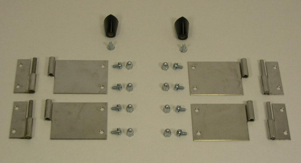 Door Hardware Kit P/N 61380 The parts below are all included in kit part
