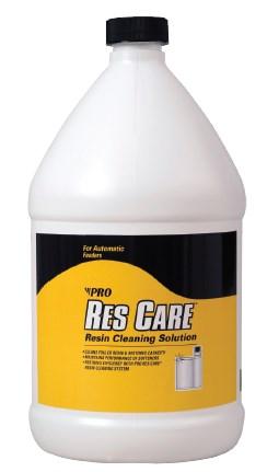 Resin Cleaner An approved resin cleaner must be used on a regular basis if your water supply contains iron.