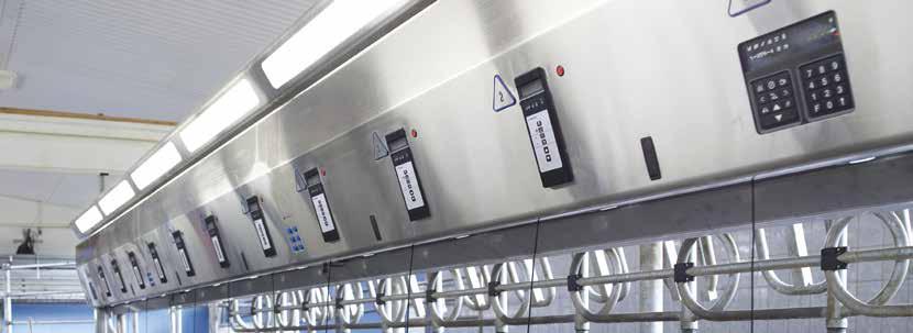Automation options The practical DeLaval MPC150 Cluster retraction is easy with DeLaval MPC150. It has one push button plus LED with different signal colours for different applications.