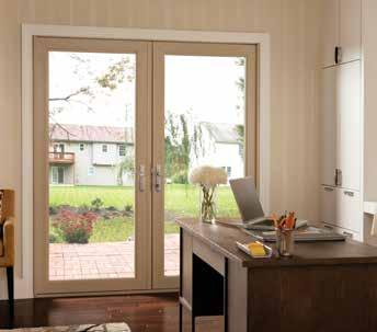 Both sash on Double Hung windows slide up and down vertically. Frame and sash design gives the appearance of a classic wood window.