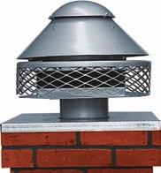 Chimney Top Draft Inducer The Type C Chimney Top Draft Inducer provides negative pressure to overcome the effects of wind, cold chimneys, insufficient chimney height, and downdraft.