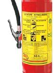 POWDER FIRE EXTINGUISHER - Dielectric test at 35000 V at 1mtr distance. - Use on electrical equipment up to 1000 v at 1 mtr distance min. - Paint : Epoxy polyester powder coating RAL 3000 U.
