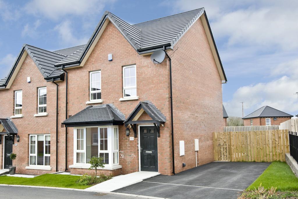 Photo Please fit in text box An attractive, well-presented, semi-detached villa in the modern Millmount Village development, recently constructed to a high standard yet in traditional Georgian style.