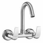 Long Bend Pipe 200510021 Wall Mixer with Telephonic Arrangement with