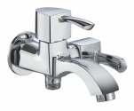 Mixer with Provision for Overhead Shower & with
