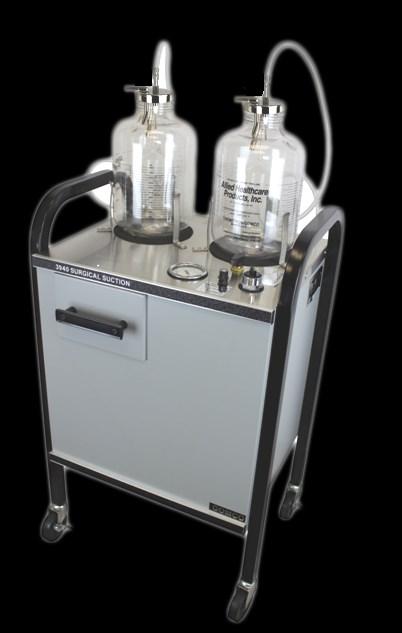 Cart-Mounted Models 3910, 3940 Gomco 3910 and 3940 are heavy duty, high performance mobile aspirators engineered for surgical suites.