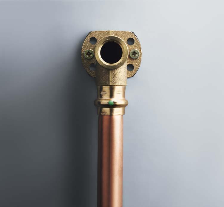 system components. One of the many advantages of this: all water-bearing parts are made of the corrosion-resistant materials, copper and gunmetal.