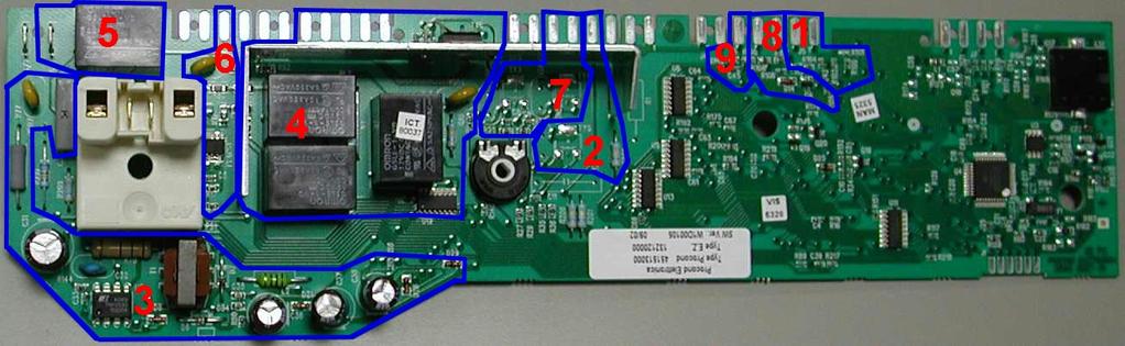 1.10 Burning on the circuit board EWM1000 EWM1000 1.10.1 EWM1000 In case of burning on the main circuit board, check that the problem is not caused by another electrical component (short-circuits, poor insulation, water leakage).