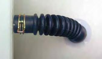 Inlet Hose Caution: A small retainer for the dispenser motor wiring,