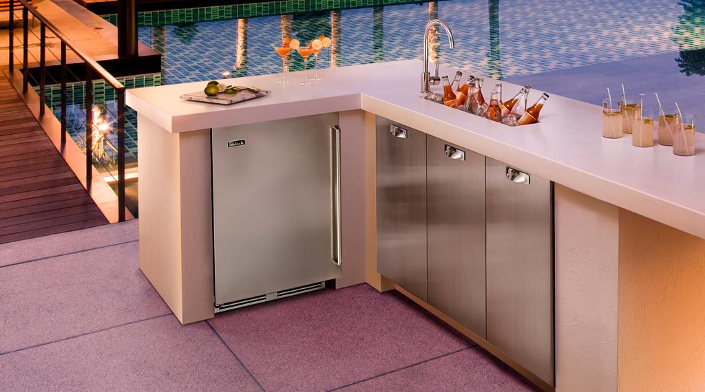 Signature Series Outdoor Refrigerator (shown) refrigerators Perlick offers the industry s widest selection of