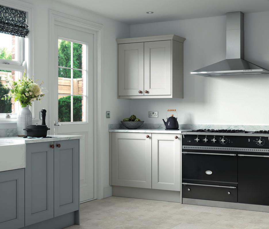 37 Allestree Allestree is an elegant ash door with beading round the centre panel. Its inherent beauty comes from the grain, which adds to the character of the door and your kitchen.